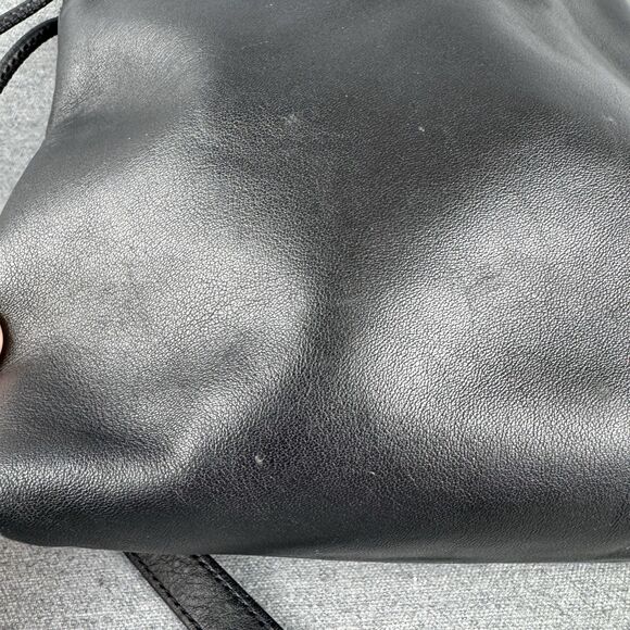 Fossil Crossbody Bag Small Black Leather Festival‎ Beachy Boho Bucket Bag - Picture 14 of 16